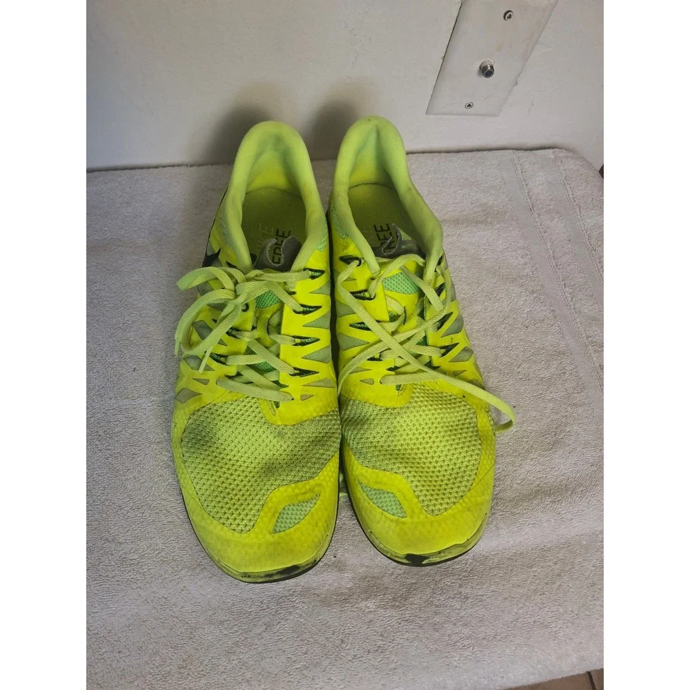 Nike Free 5.0 Mens Running Shoes Volt Yellow Green Black 642198-701 Size 13